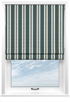 The British Stripe Co. Edgar, Teignbridge No.1 - Roman Blind